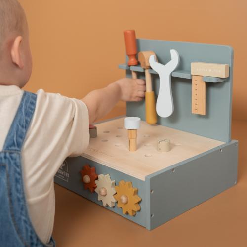 Little Dutch - Mini Werkbank blau